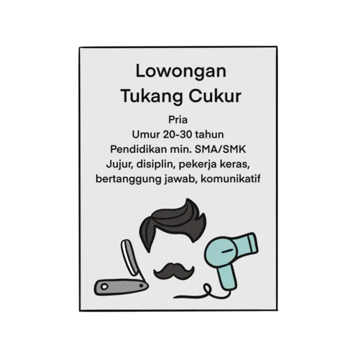 lowongan tukang cukur